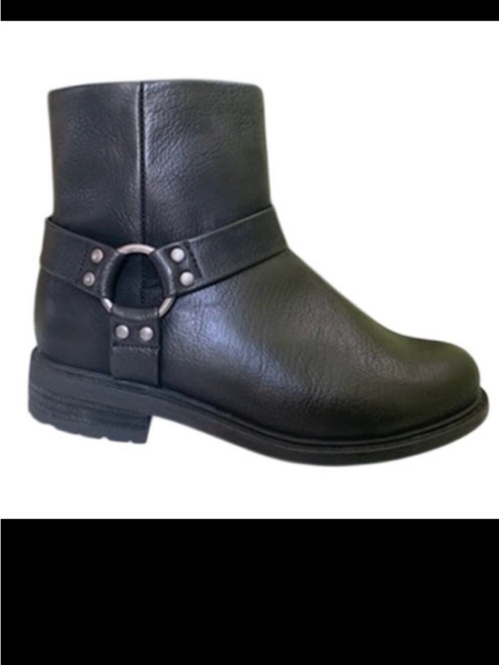 b.o.c. Born Concept Cole Harness Bootie Black Vegan Leather Size 7.5 W